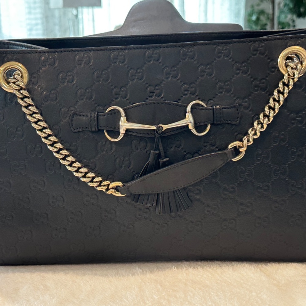 Large Guccissima Emily Shoulder Bag - Picture 8 of 14